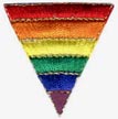 Gay Pride Rainbow Embroidered Patch
