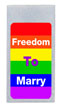 Gay Pride Jewellery Tag Pendant 07