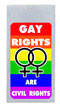 Gay Pride Jewellery Tag Pendant 09