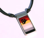 Gay Pendants - Bear Flag