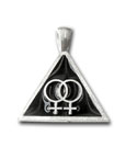 Gay Pride Jewellery Venus Pendant
