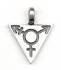 Gay Pride Rainbow Transgender Pendant