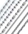 Metal chains for pewter pendants